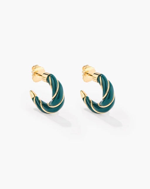 Pendientes de aro Diana en verde – Aurélie Bidermann · PORTICO Concept, Turó Park Barcelona