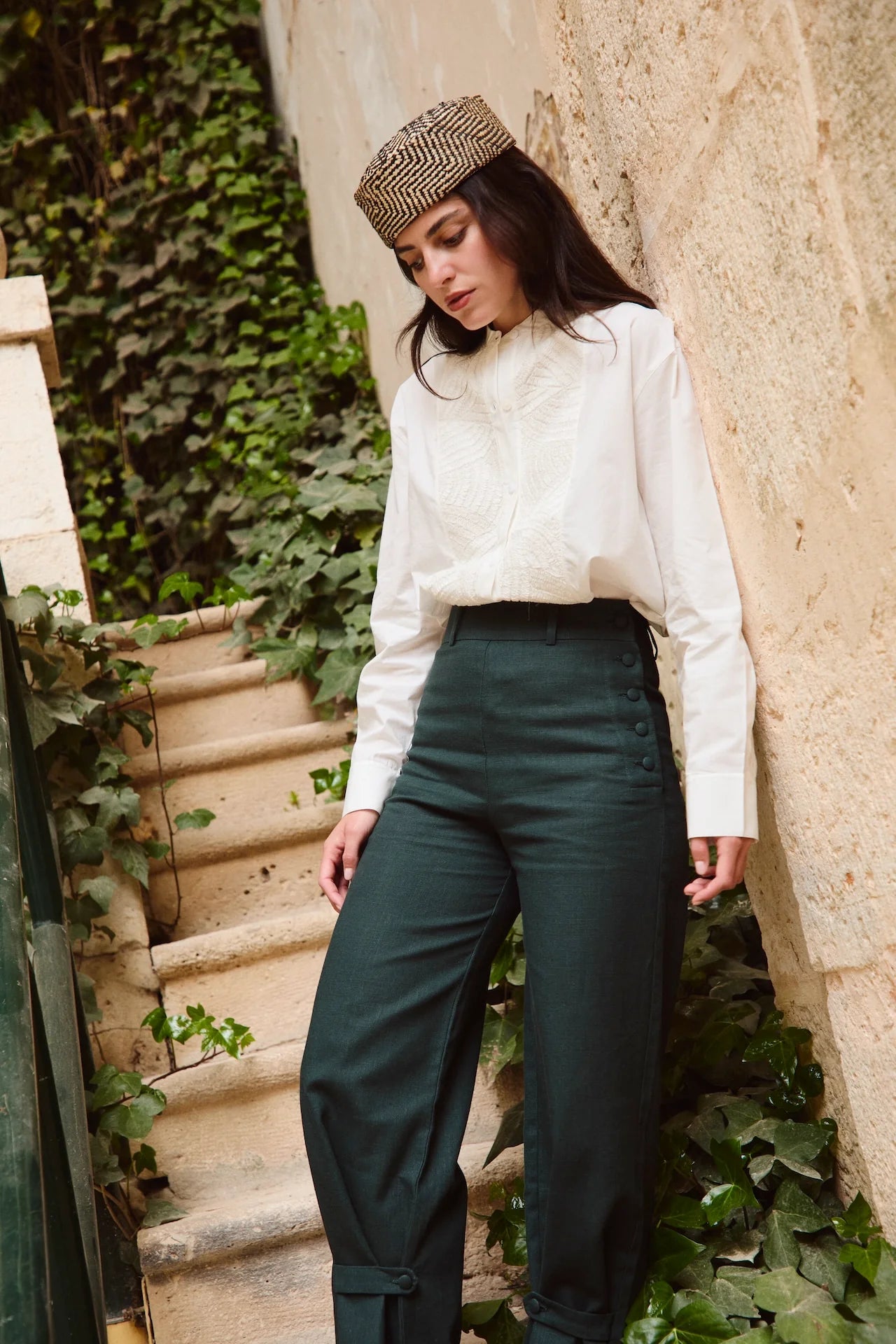 Pantalón Faustina verde