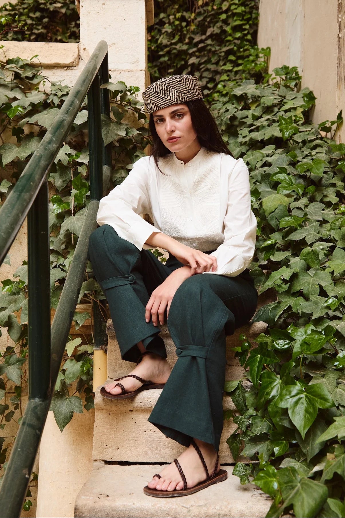 Pantalón Faustina verde