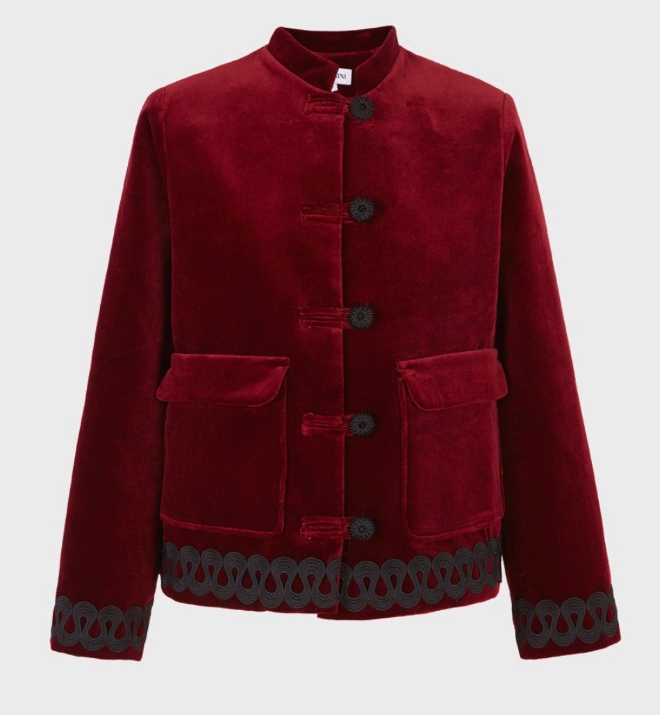 chaqueta tang velvet vino