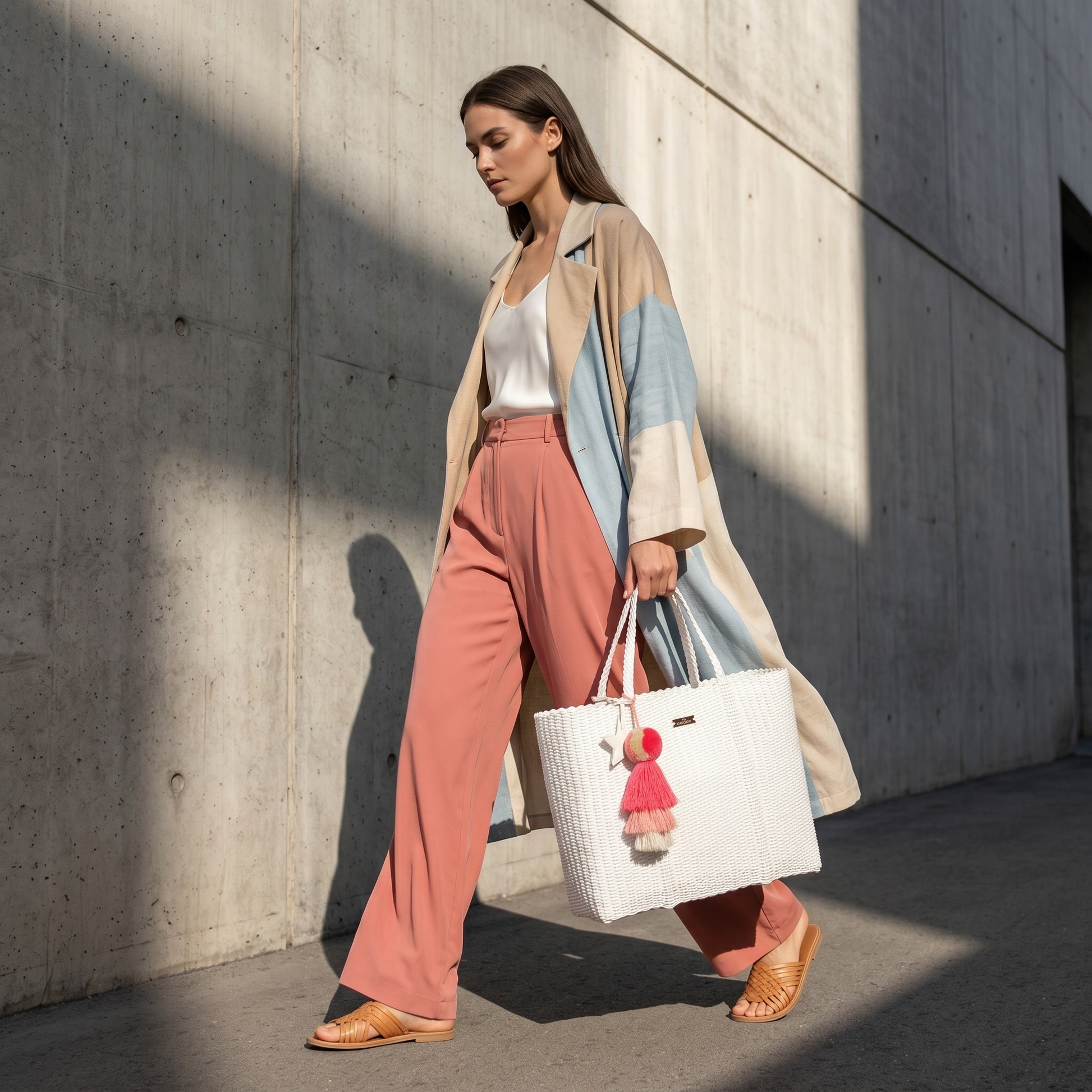 Bolso Ondara Grande Marfil de Ondara Bags · detalle 4