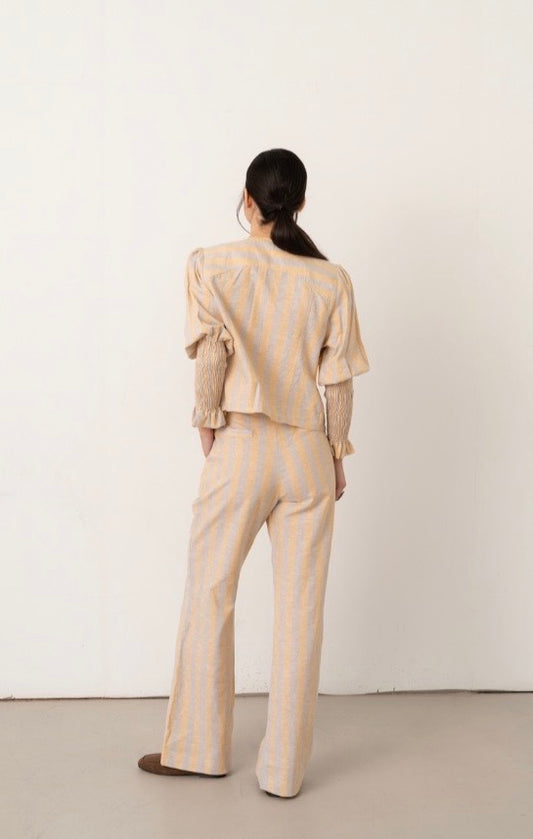 Pantalon Amarillo Rayas