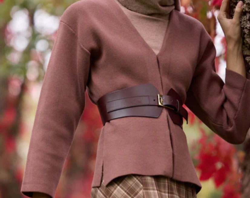 chaqueta punto carlota topo