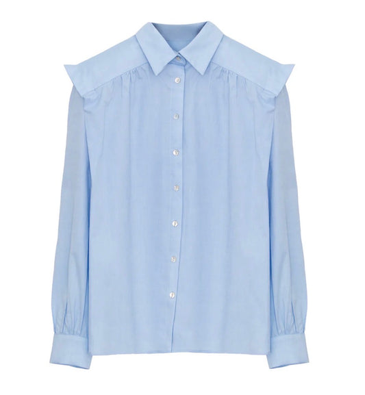 camisa Marieta azul oxford