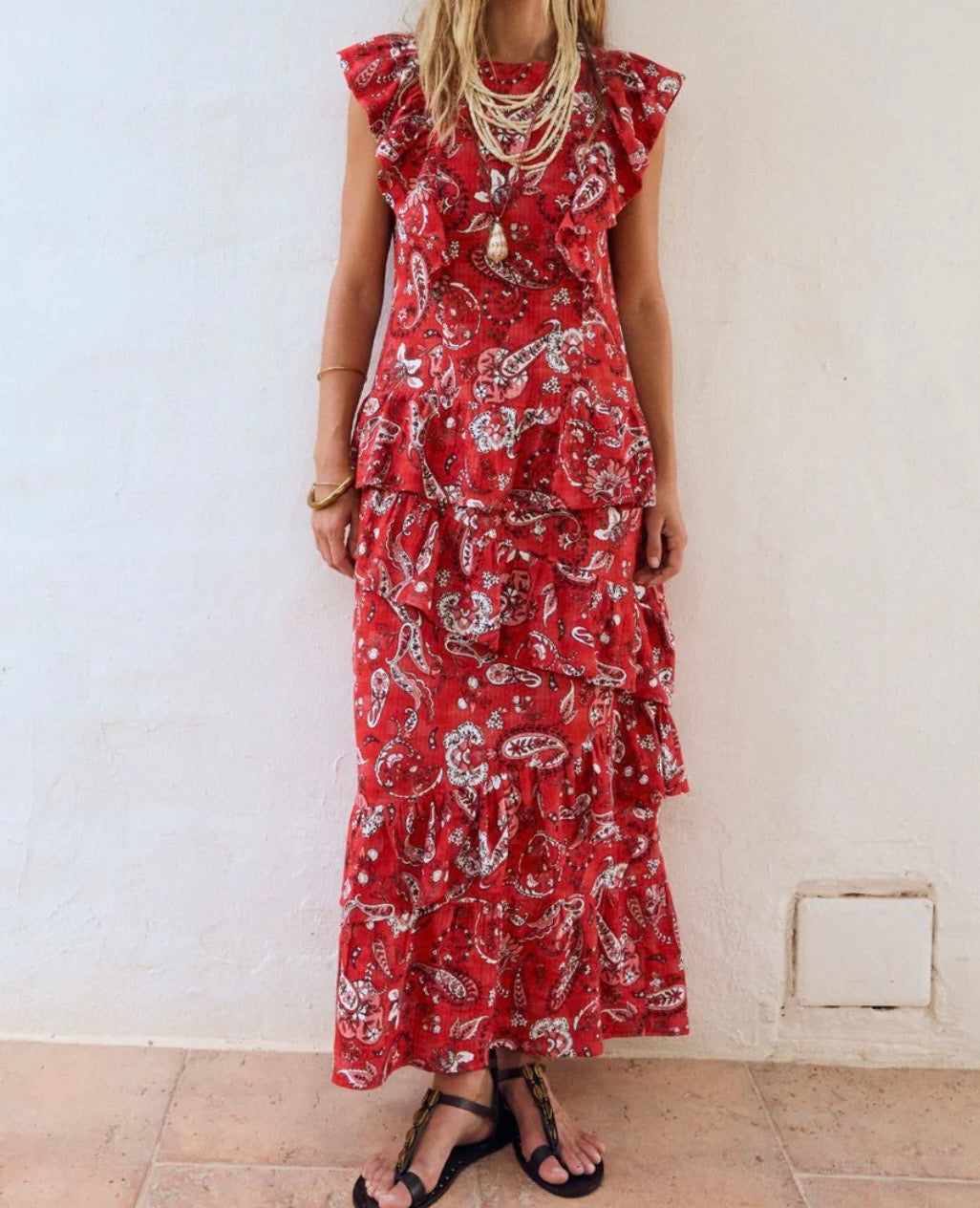 Vestido Briana red passion