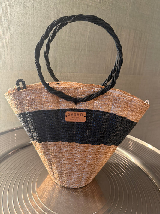 BOLSO SHELLY FRANJA NEGRA