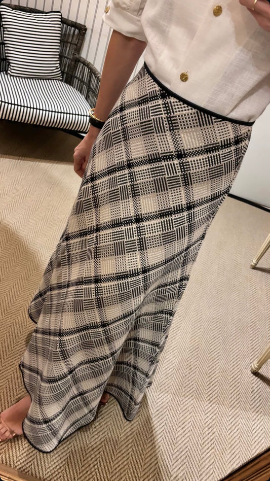 FALDA BLANCA Y NEGRA