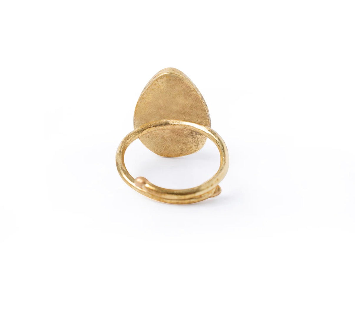 Anillo Gota Agata en ágata negra – Olga Prieto · PORTICO Concept, Turó Park Barcelona (vista 2)