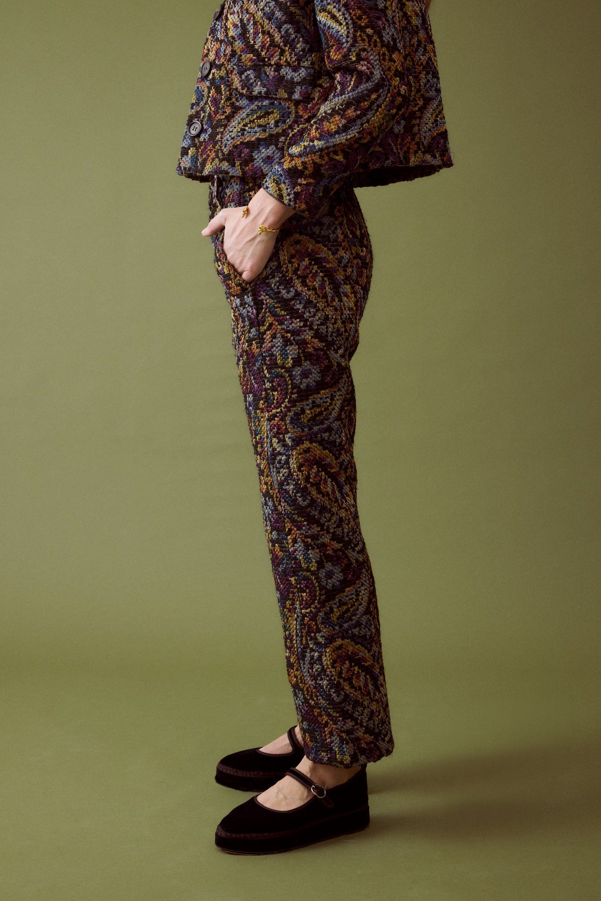 Pantalón Brocado Gitanillo de Triana de Josephine, look – PORTICO Concept Turó Park