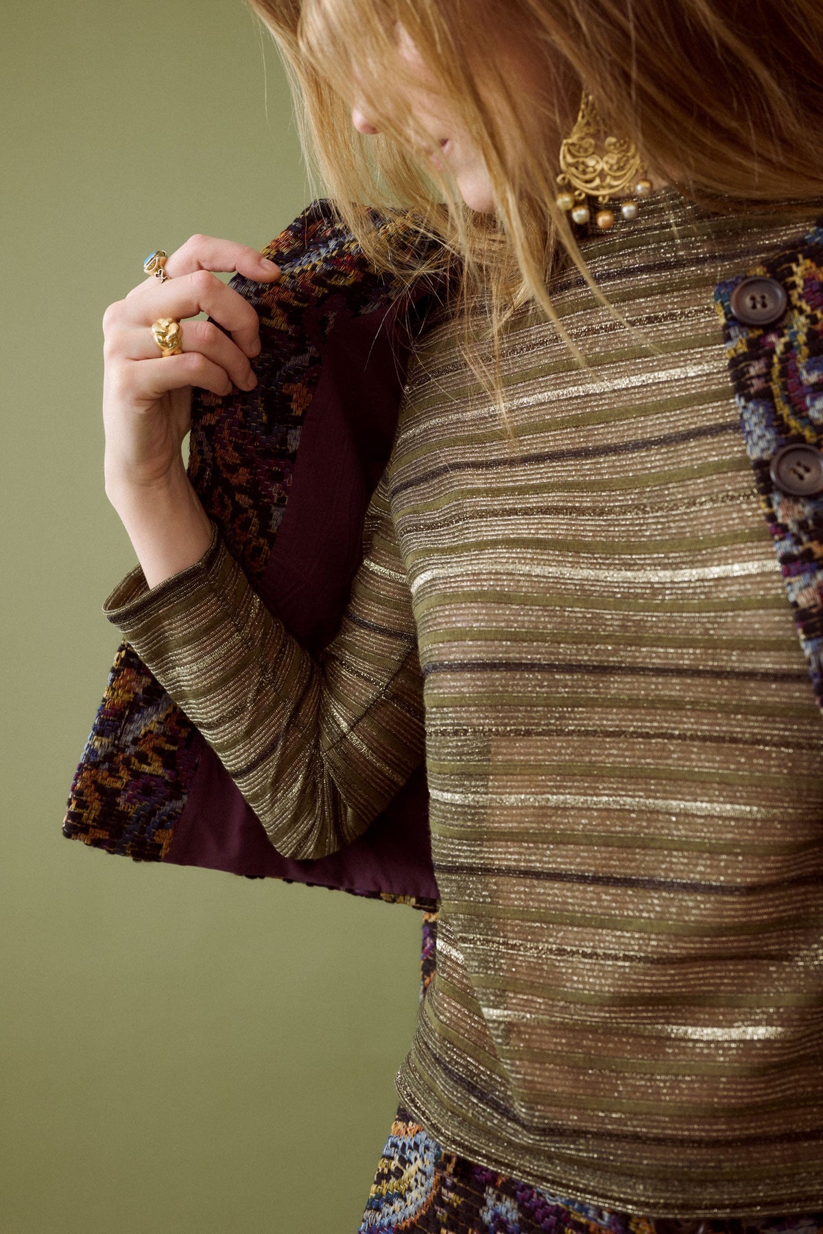 Chaqueta Brocada Gitanillo de Triana de Josephine, detalle – PORTICO Concept Turó Park