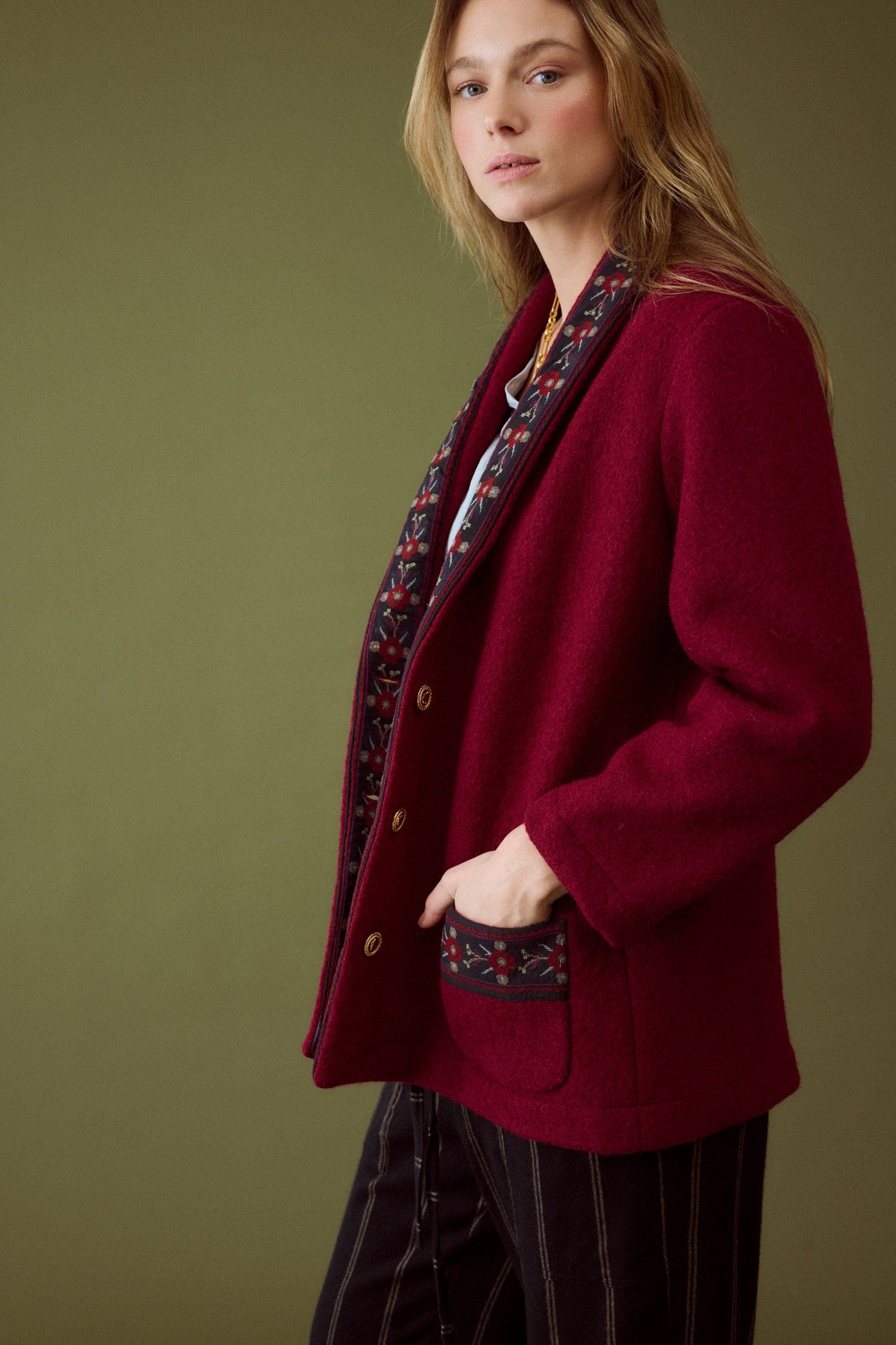 Chaqueta Austriaca Manolo de Josephine, detalle – PORTICO Concept Turó Park