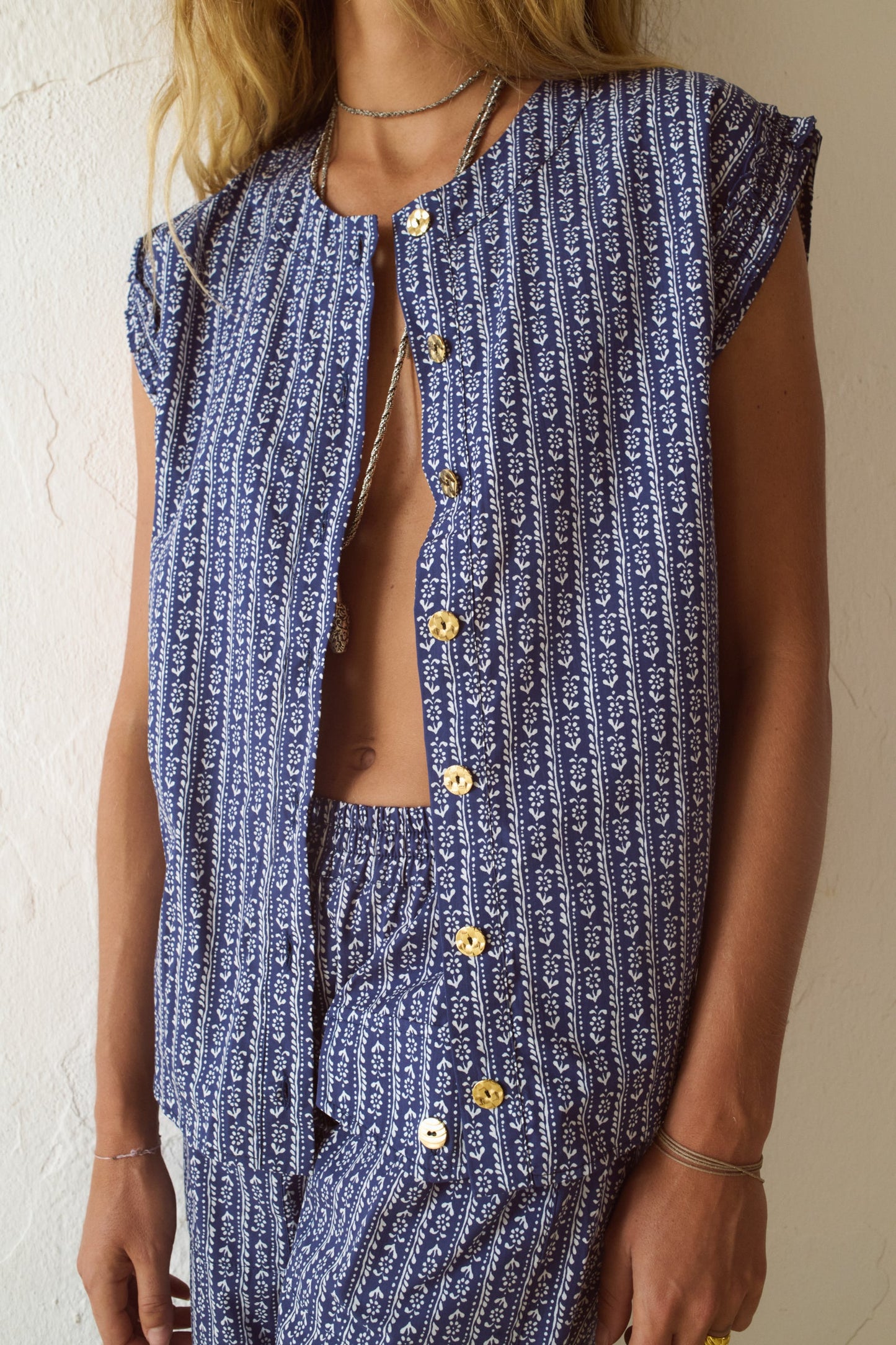 Top Sa Rápita Josephine print vegetal