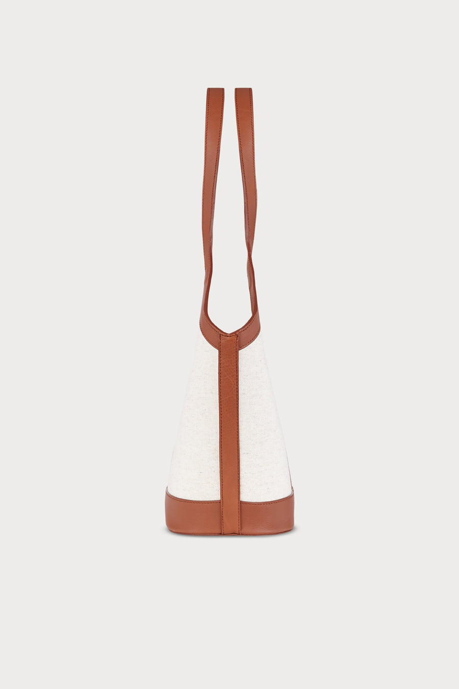 Bolso Gaia Brown Linen de Carnevale Madrid · detalle 3
