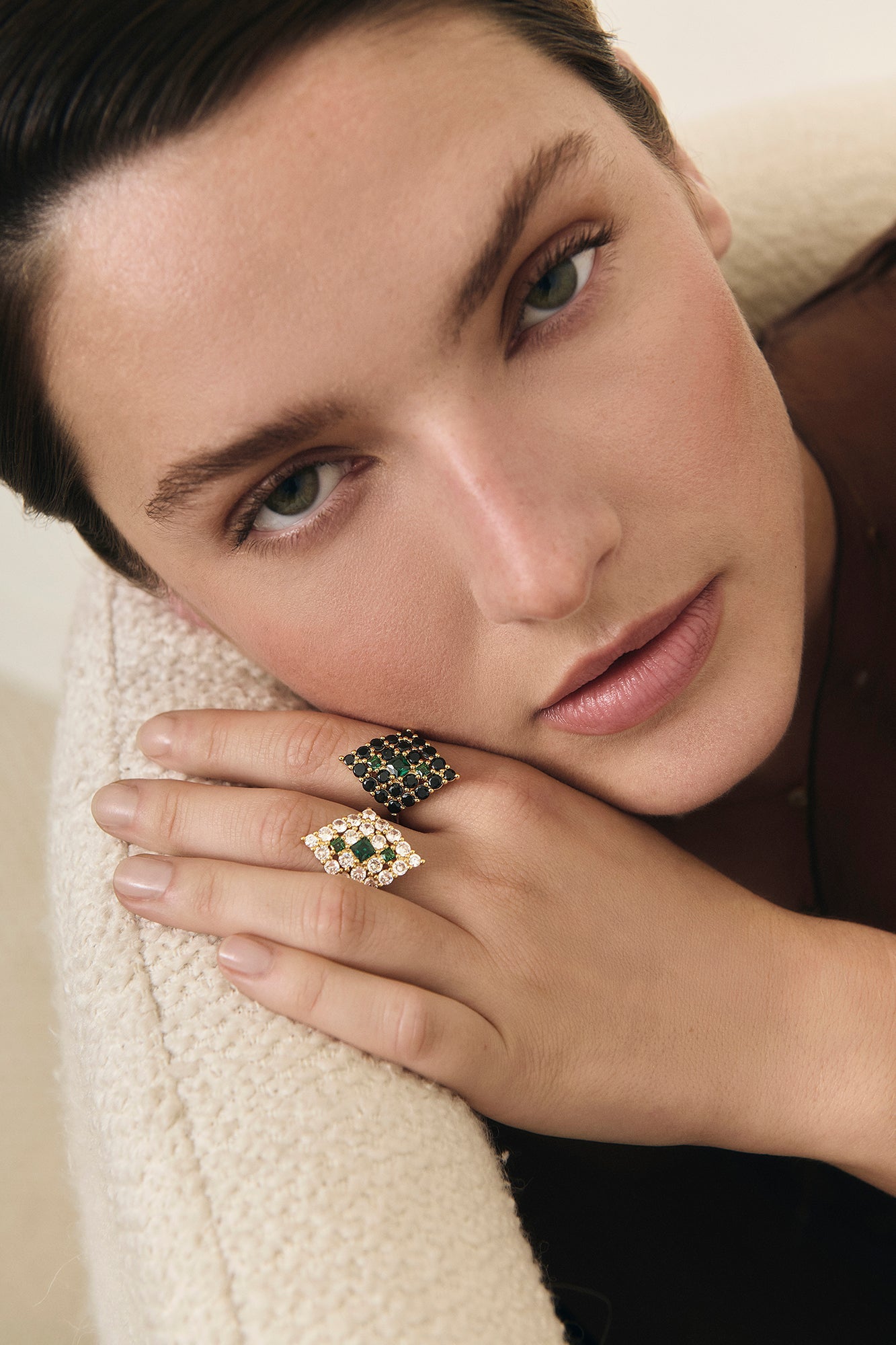 Anillo Lanzadera Cosima Negro