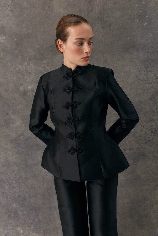 Pantalón Shanghai Black de Laganini · detalle 1