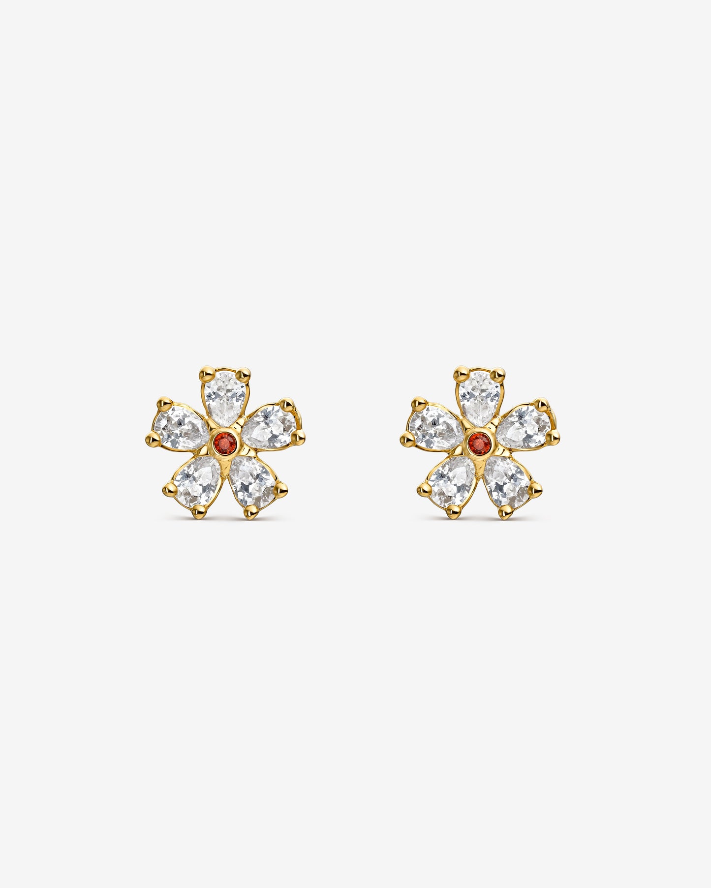 PENDIENTES LILI GRANATE