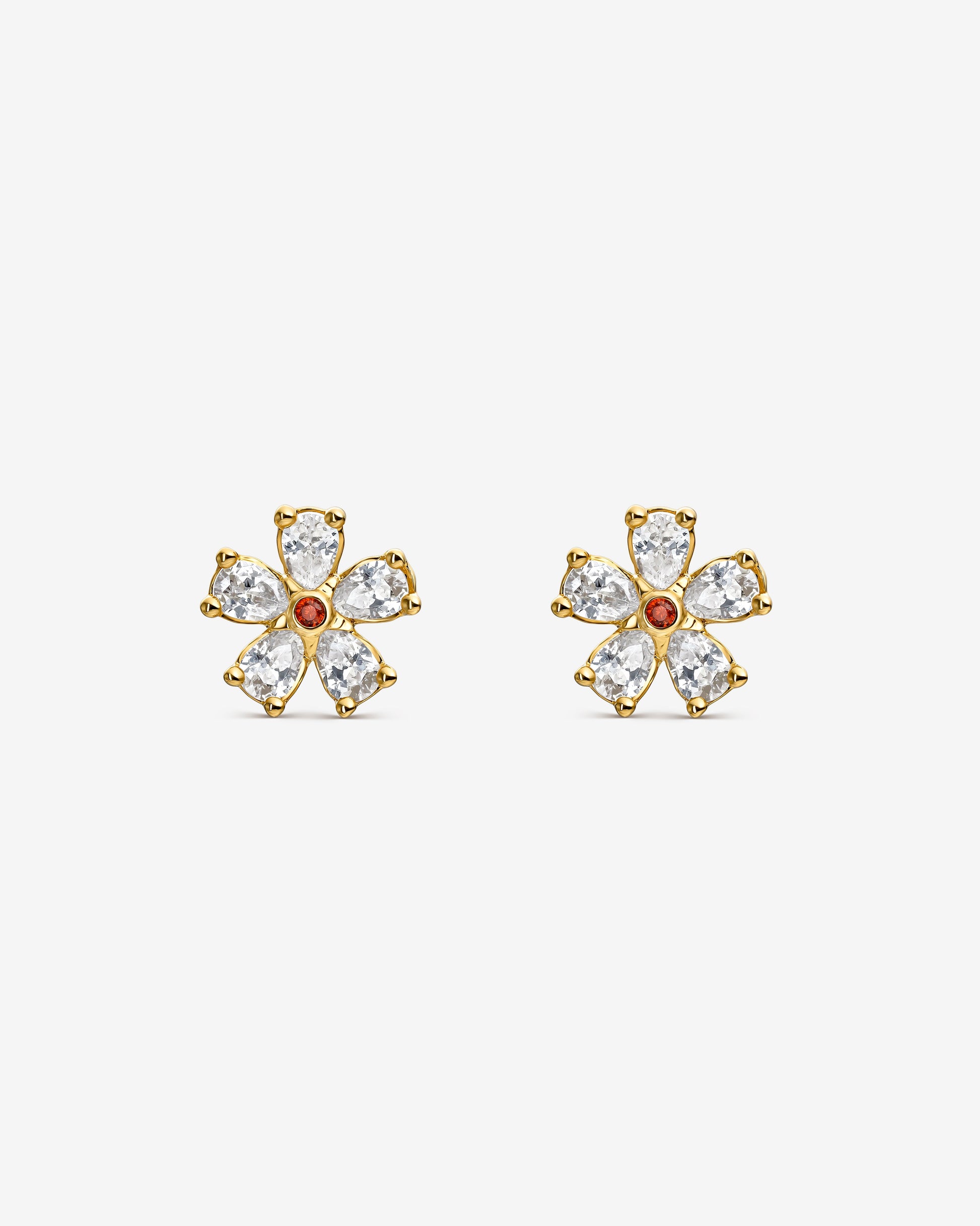 PENDIENTES LILI GRANATE