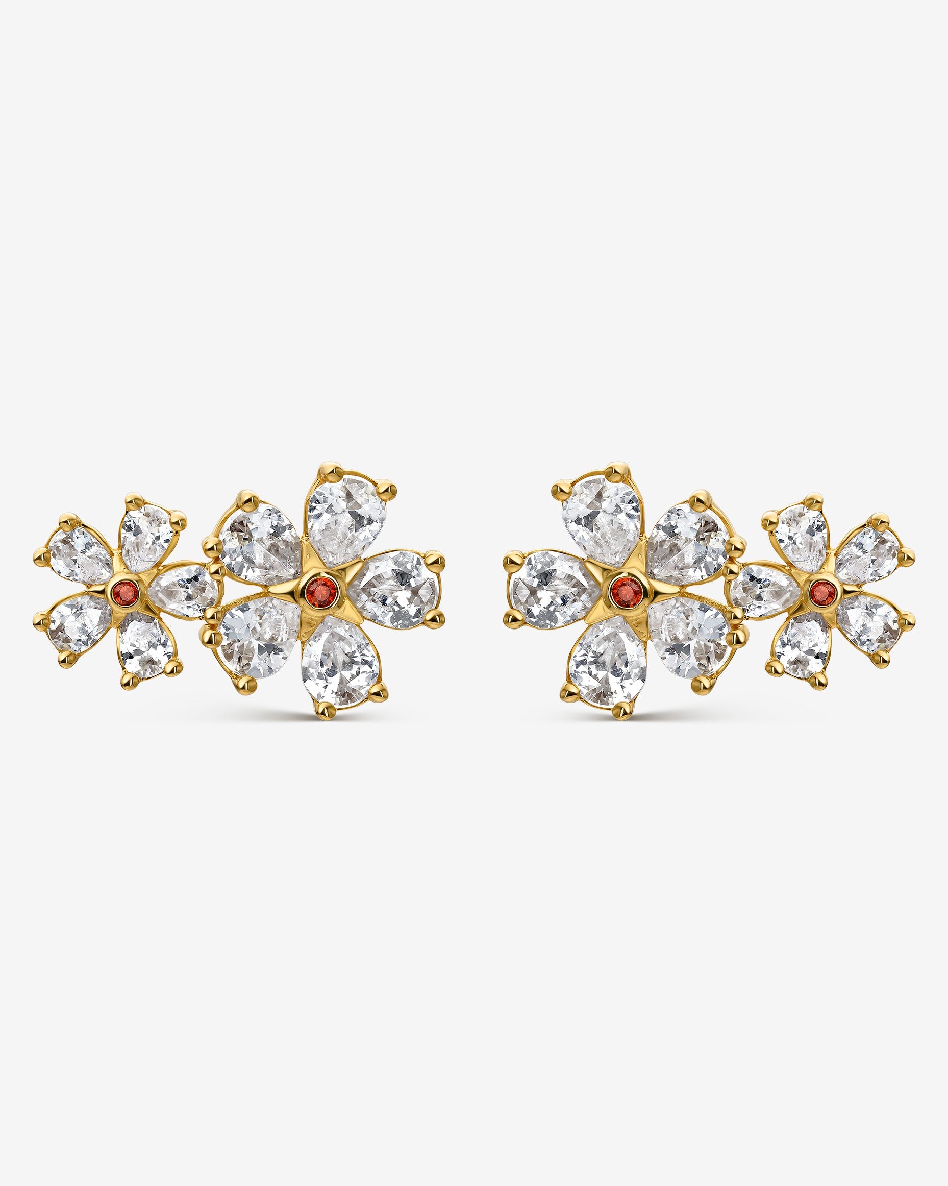 PENDIENTES FLORENCE GRANATE