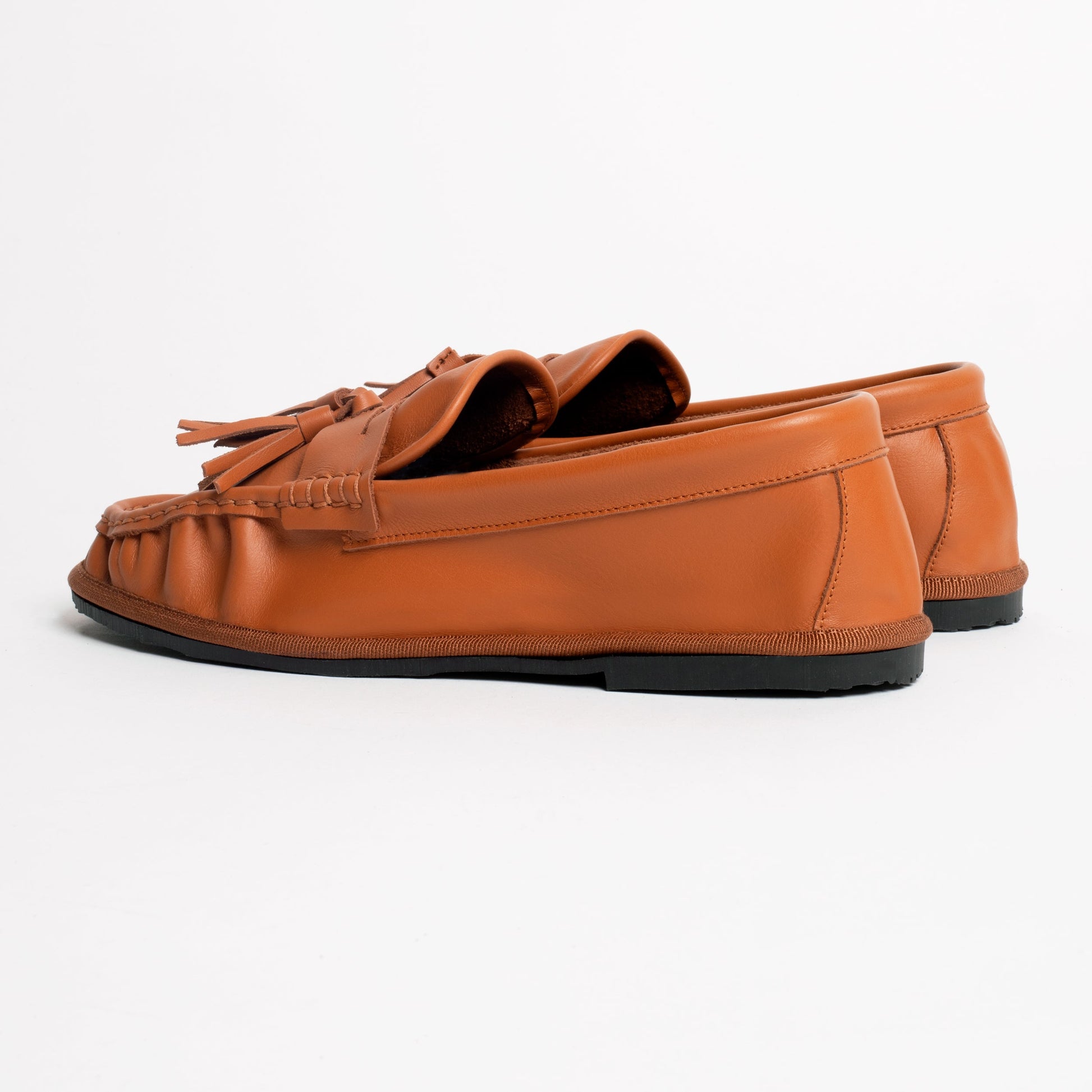 Mocasines Rivoli Piel Caramelo de Ilio Smeraldo · detalle 2
