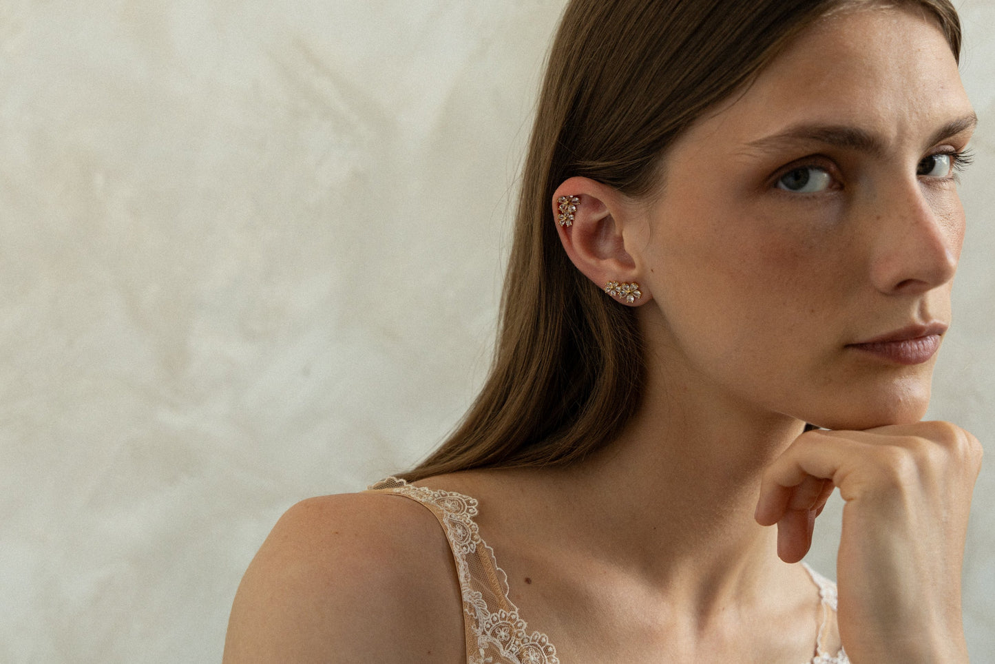 Pendientes Florence Granate