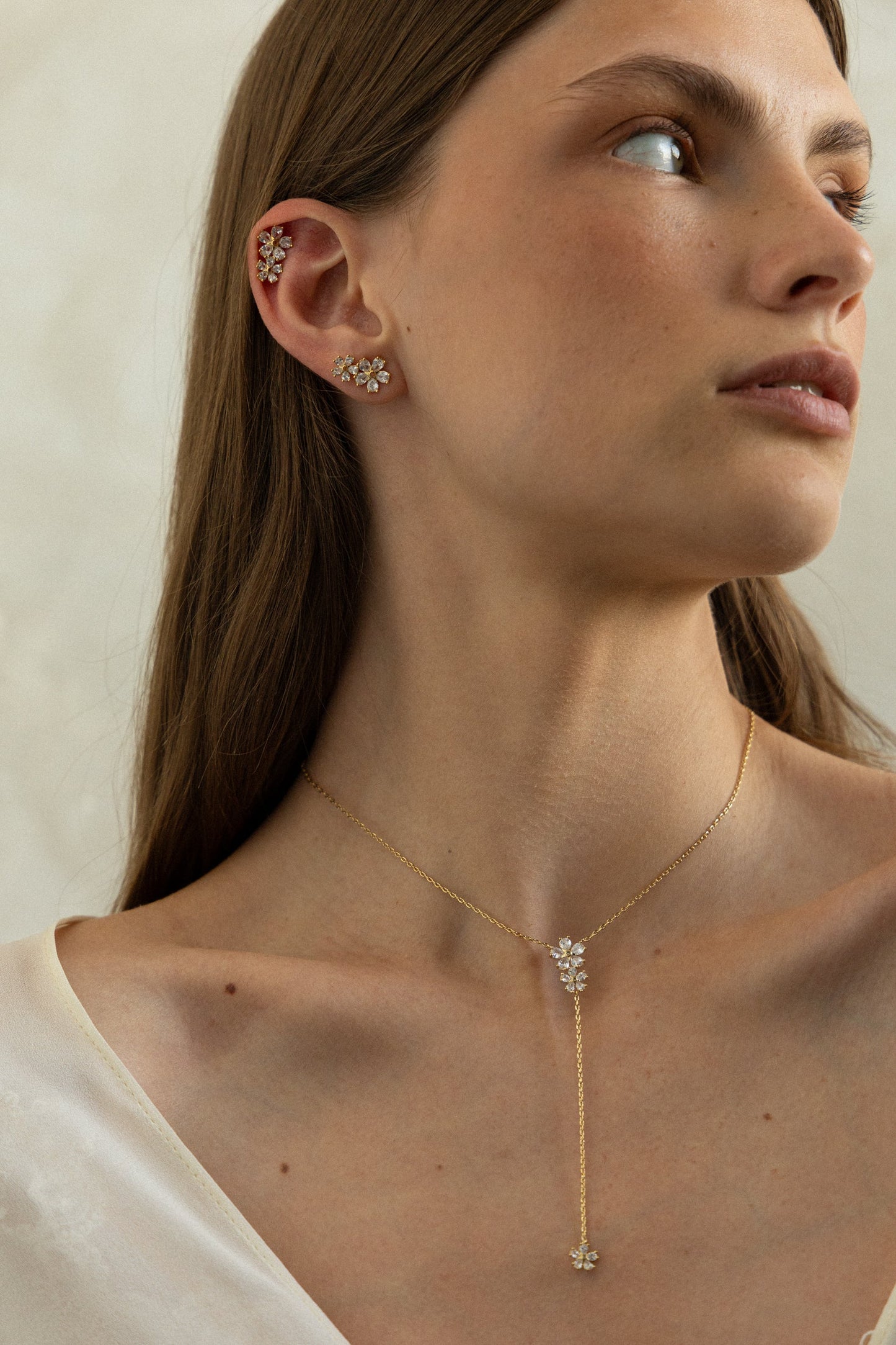 Pendientes Florence Granate