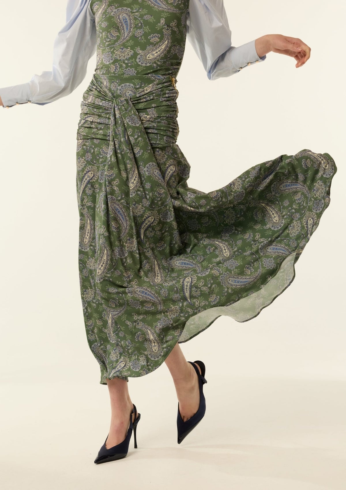 Falda Alma Verde de IQ Collection · detalle 2