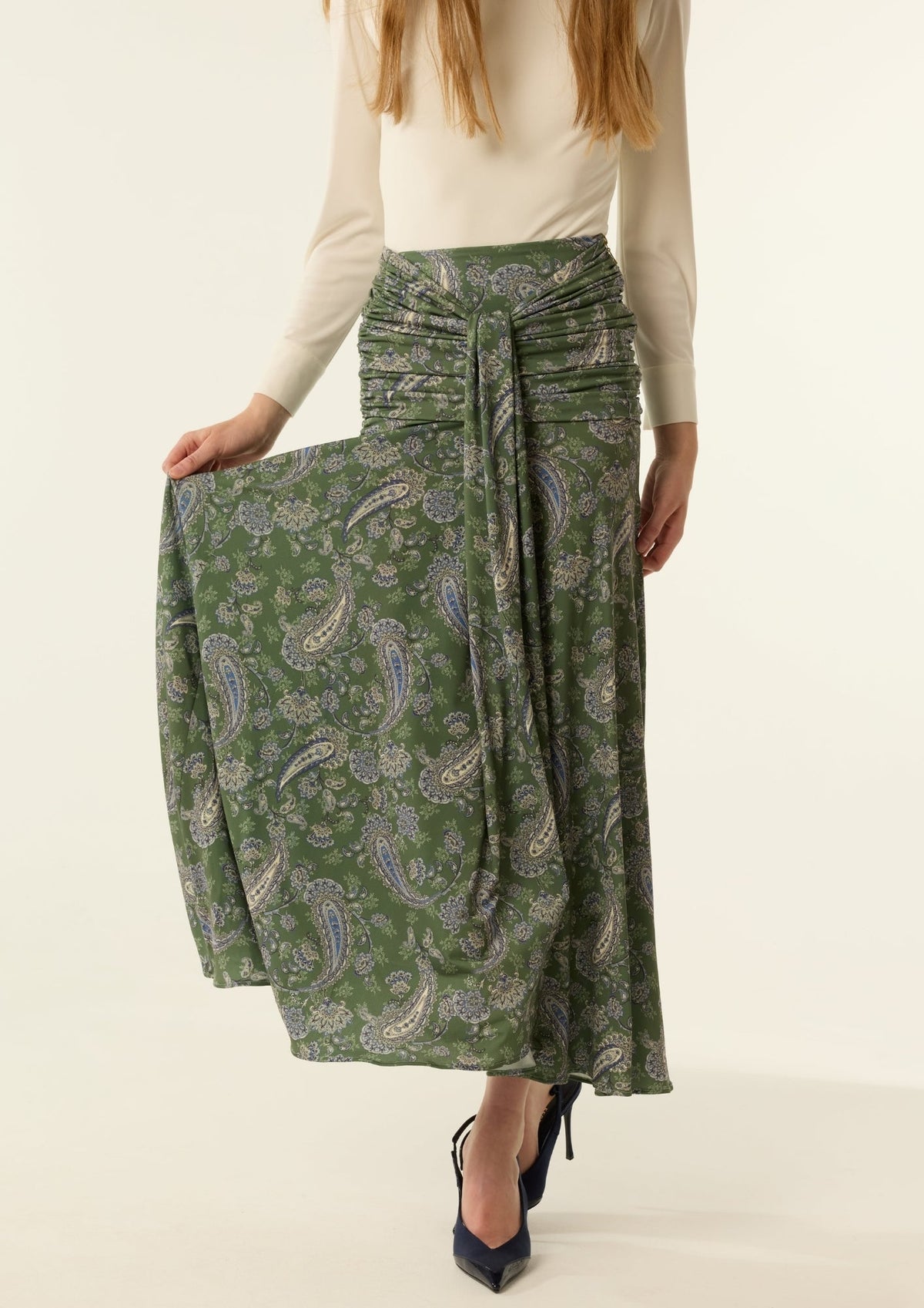 Falda Alma Verde de IQ Collection · detalle 3