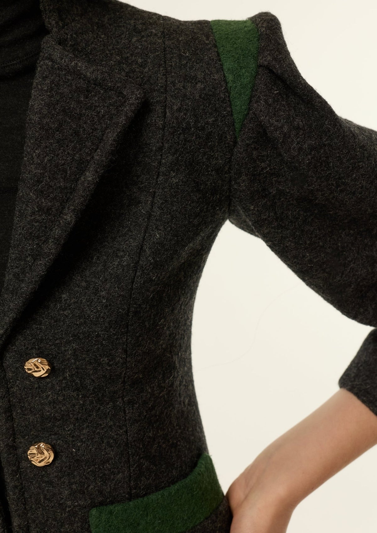 Chaqueta James Gris de IQ Collection · detalle 4