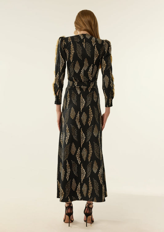 Falda Gina Negro de IQ Collection · detalle 1