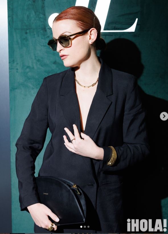 Bolso Abanico Lissé Negro de Zahati · detalle 8