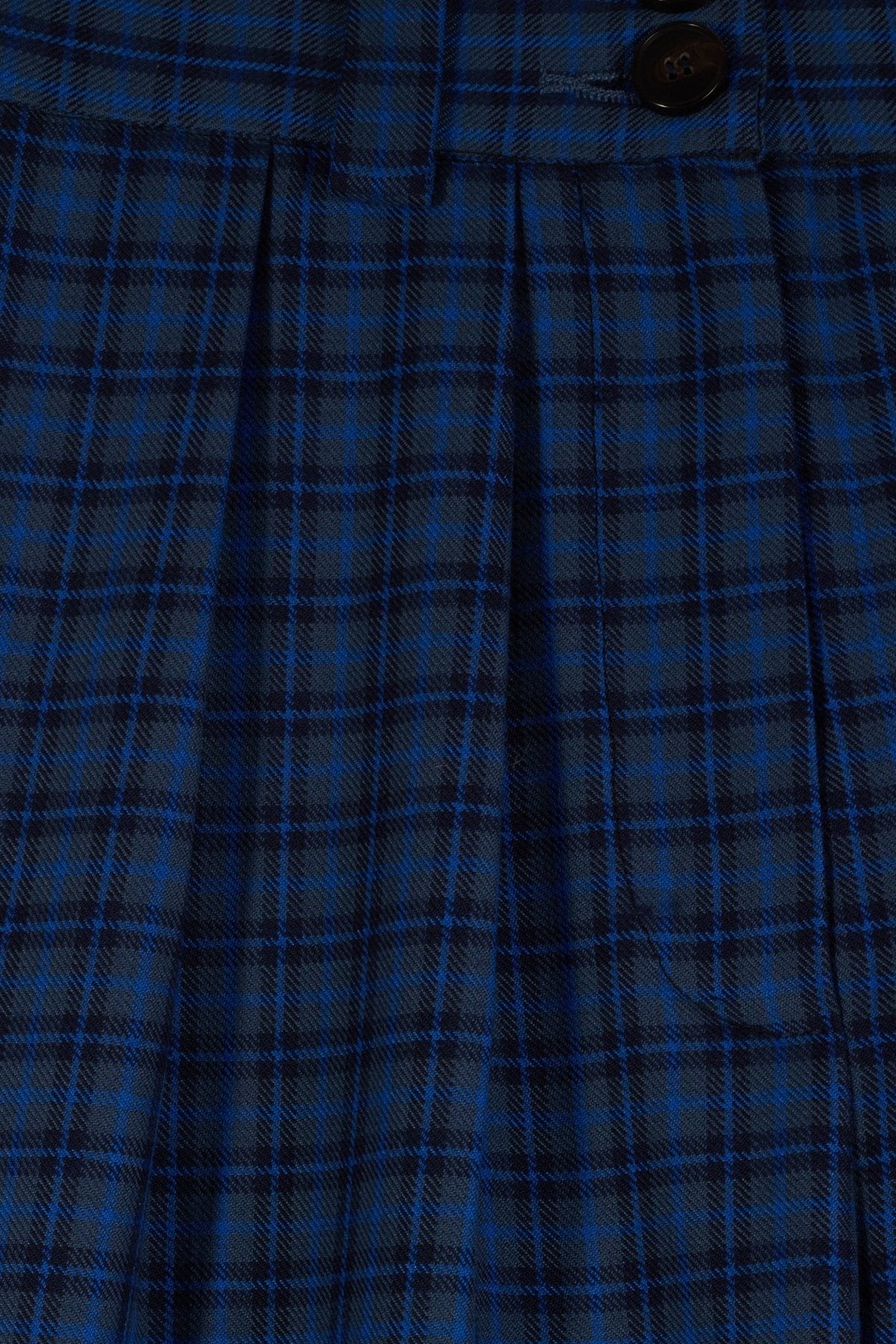 Pantalón Chesnut Cuadros Azul Marino de Maria de la Orden Studio · detalle 5