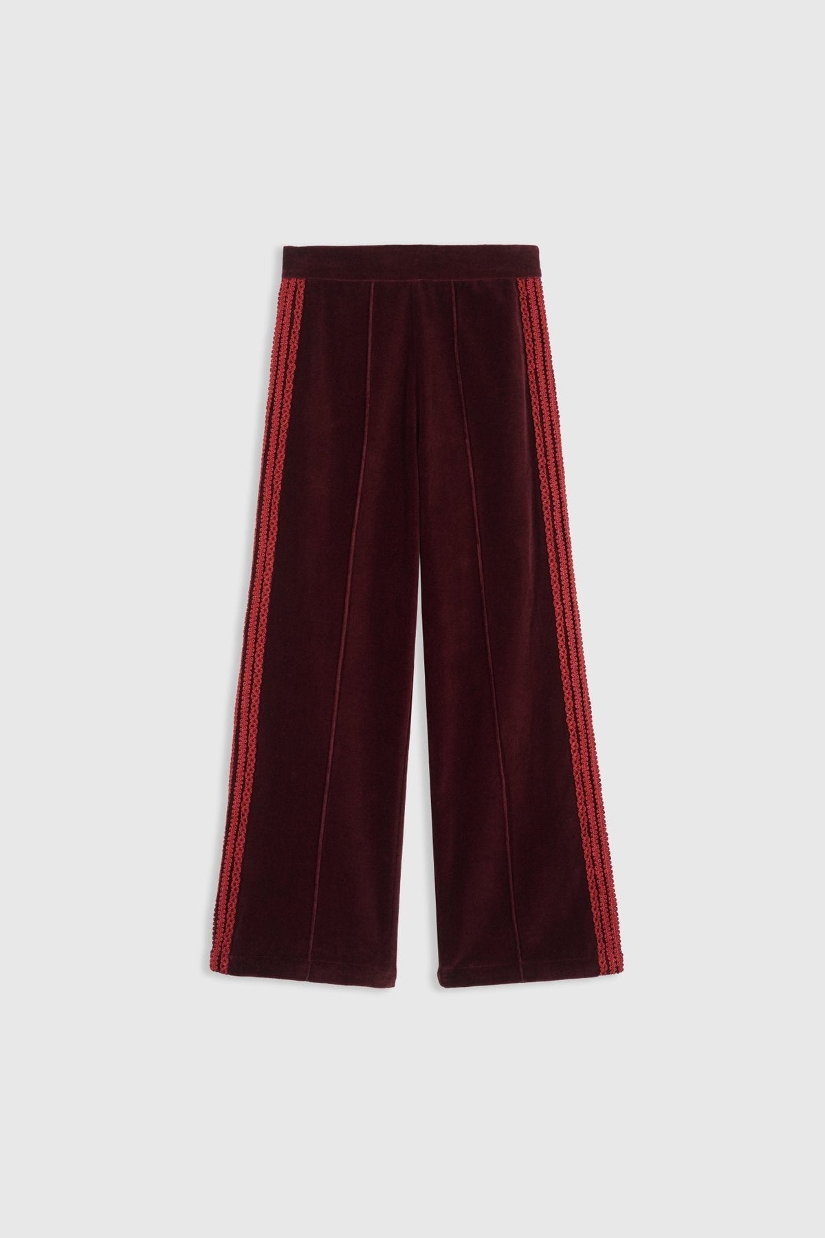 Pantalón Eliott Terciopelo Burdeos