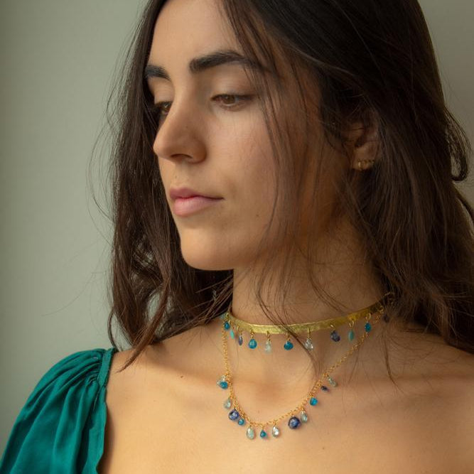 Gargantilla Los Roques de Olga Prieto · puesta