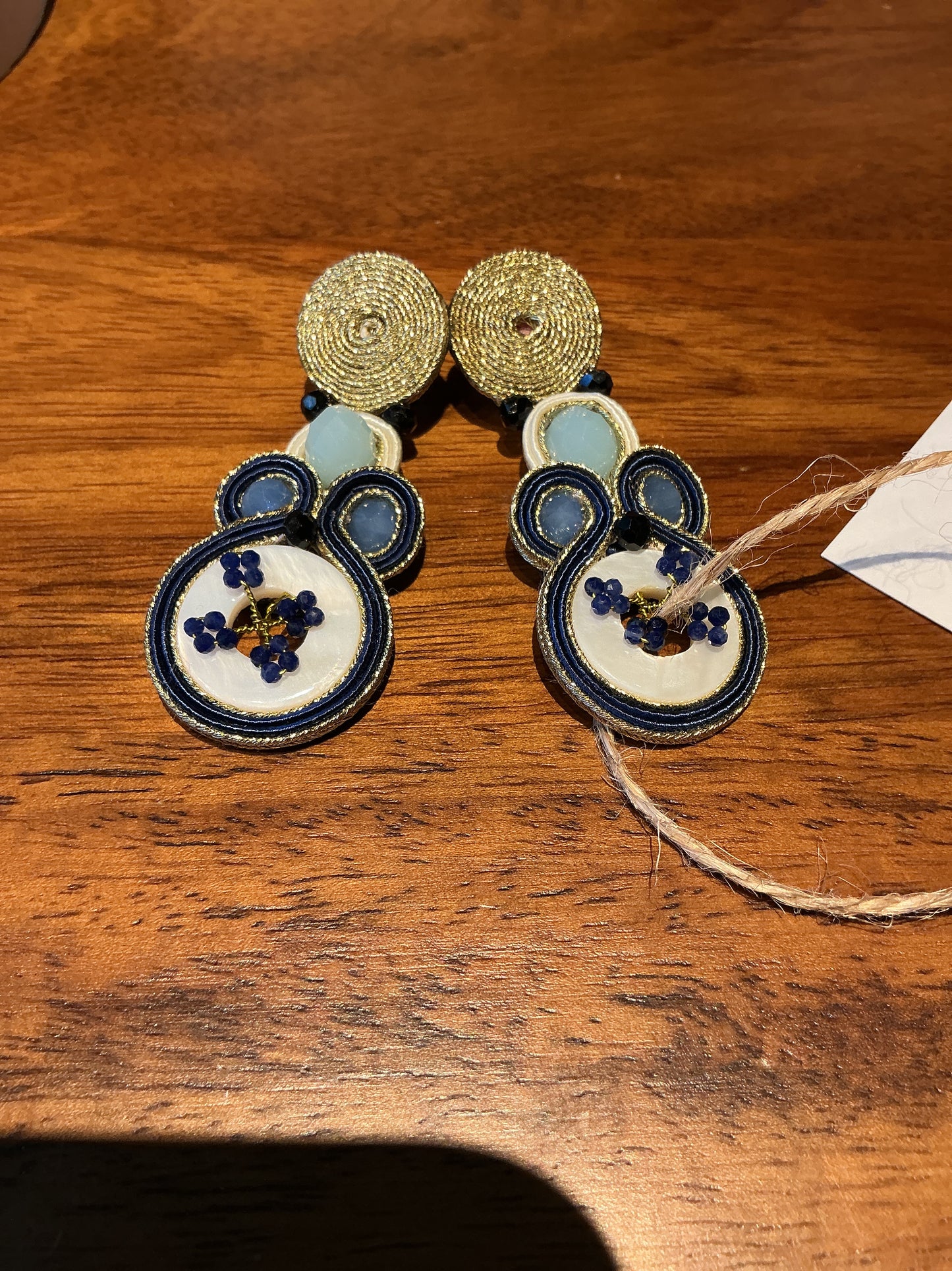 Pendientes blue blossom