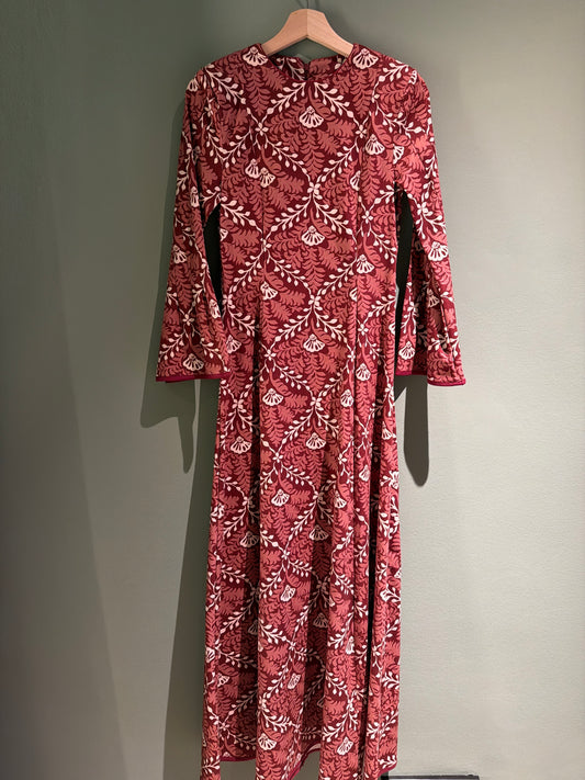 Vestido zori Flores rosas