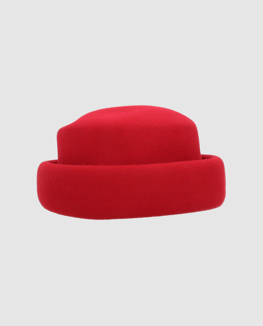 Casquete Nina Rojo de Zahati · detalle 1