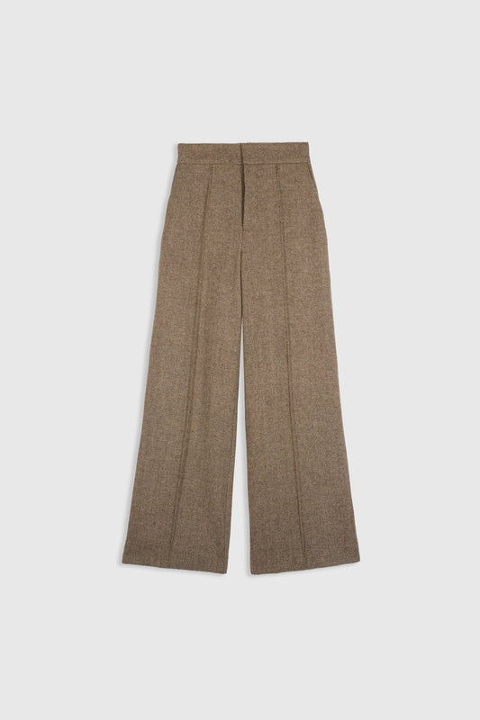 Pantalón Will espiga marrón de Maria de la Orden